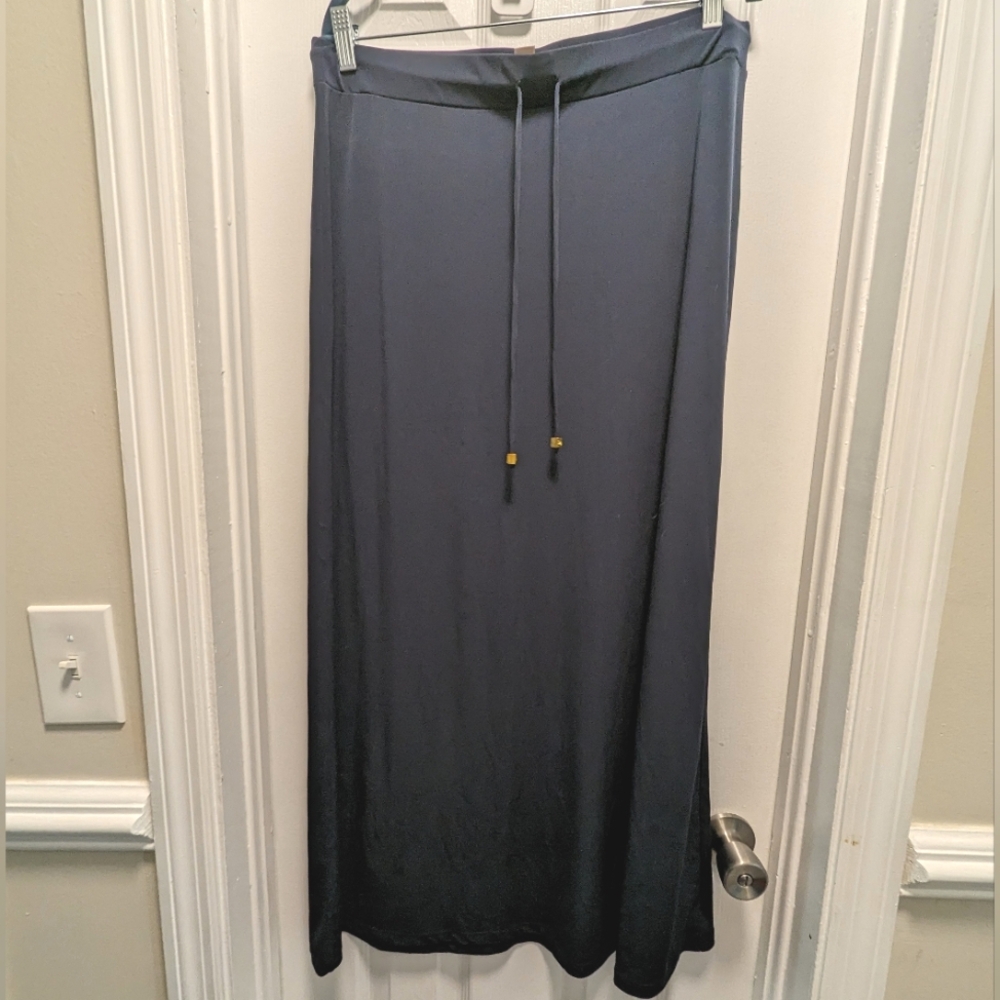 Navy Maxi Skirt